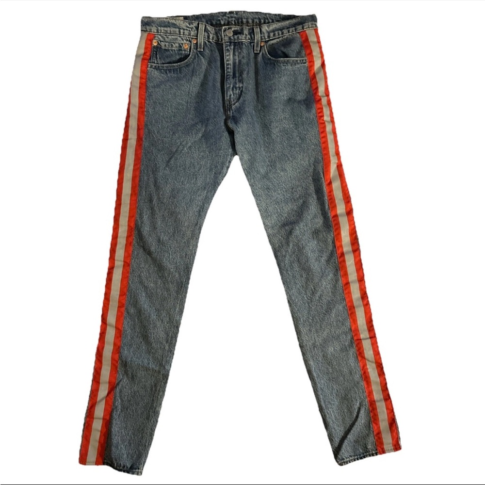Levi's Premium 512 Mens Jeans Big E Selvedge Red Line 33x32 Denim